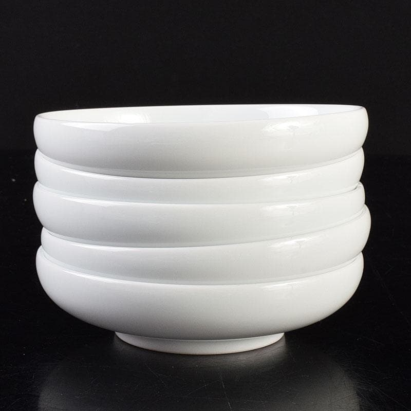 有田焼　二代　奥川忠右ェ衛門作　花文　白磁皿　5客　共箱　C　6927