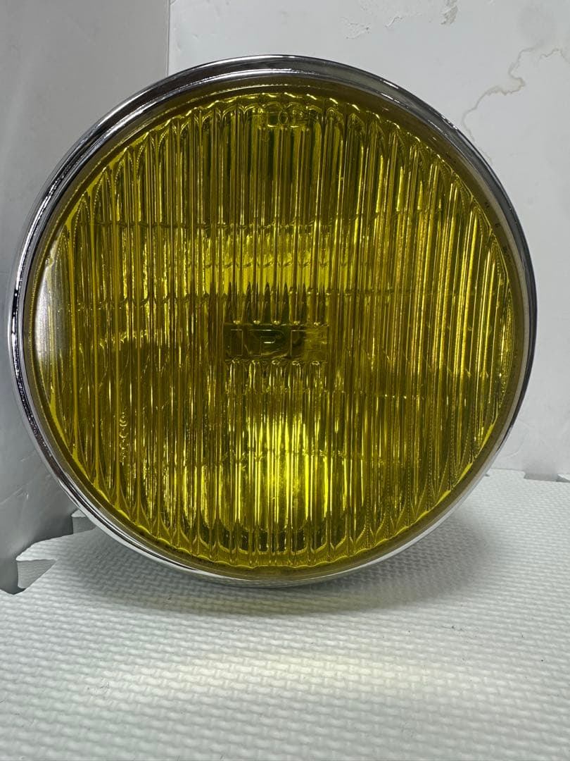 当時物IPF凹みレンズ付きヘッドライトASSY/イエローレンズ