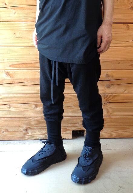 21-22F/W ユリウス JILIUS 757PAM20 ウールサルエルパンツ