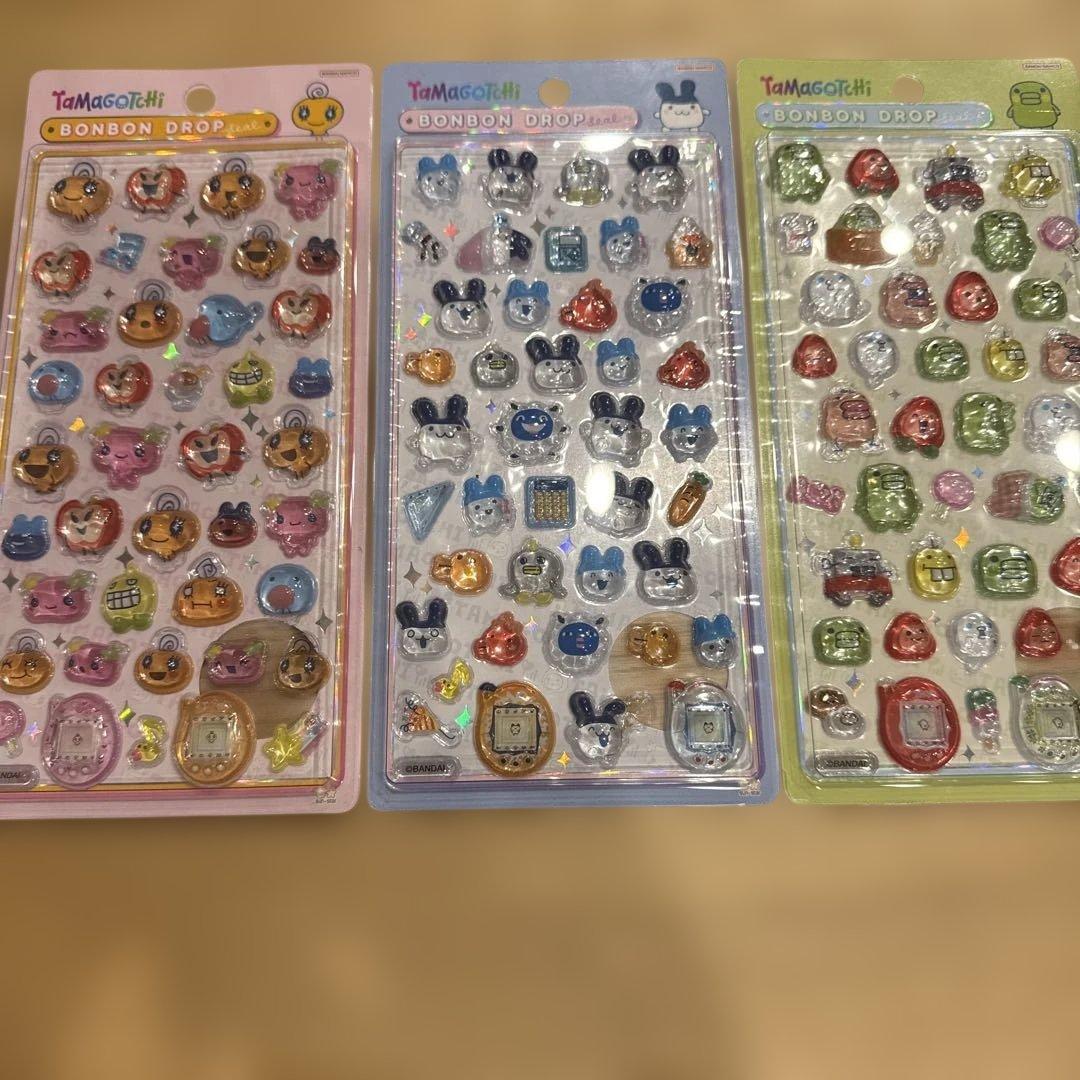 Tamagotchi キャラクターシール 3パックセット