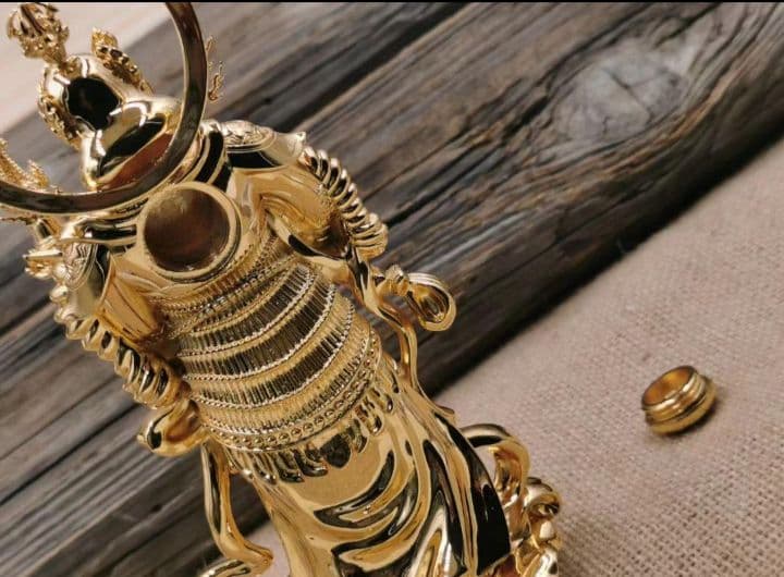 【修縁堂】美術工芸品 毘沙門天 装蔵版 密教法具