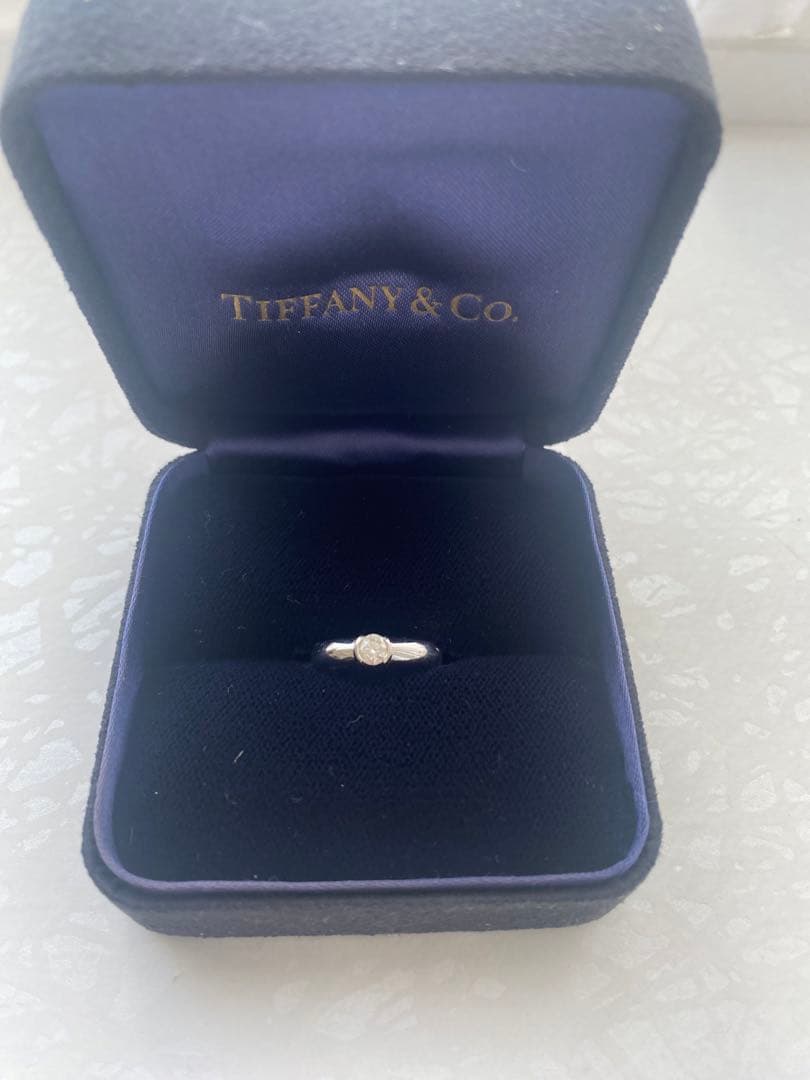 ティファニー　ダイヤモンドリング　0.25カラット　PT900 箱　袋付き
