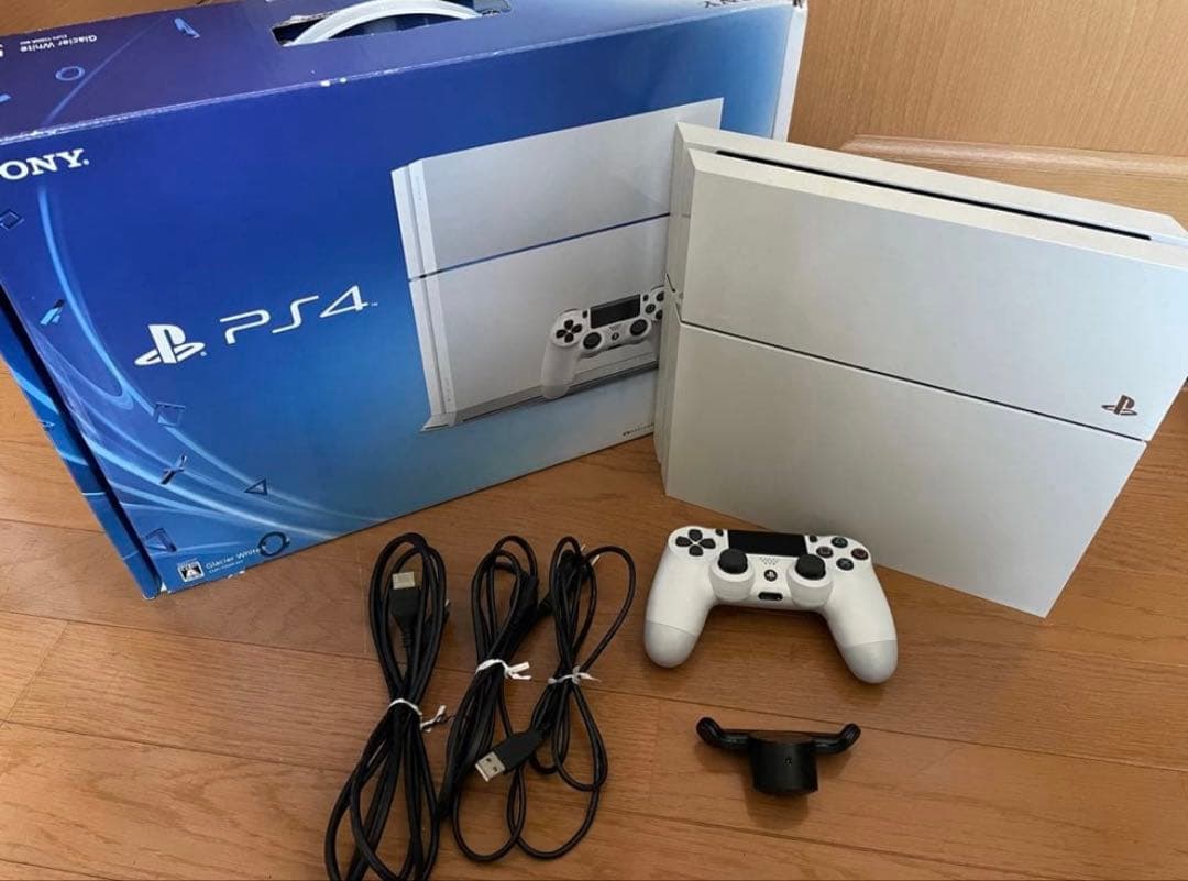 格安！PS4グレイシャー・ホワイト 500GB CUH-120…