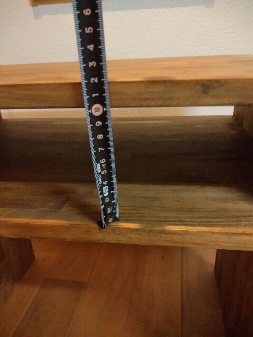 木製　ハンドメイド　オーダー　コの字　ワトコオイル　棚　シェルフ　ラック　水槽台