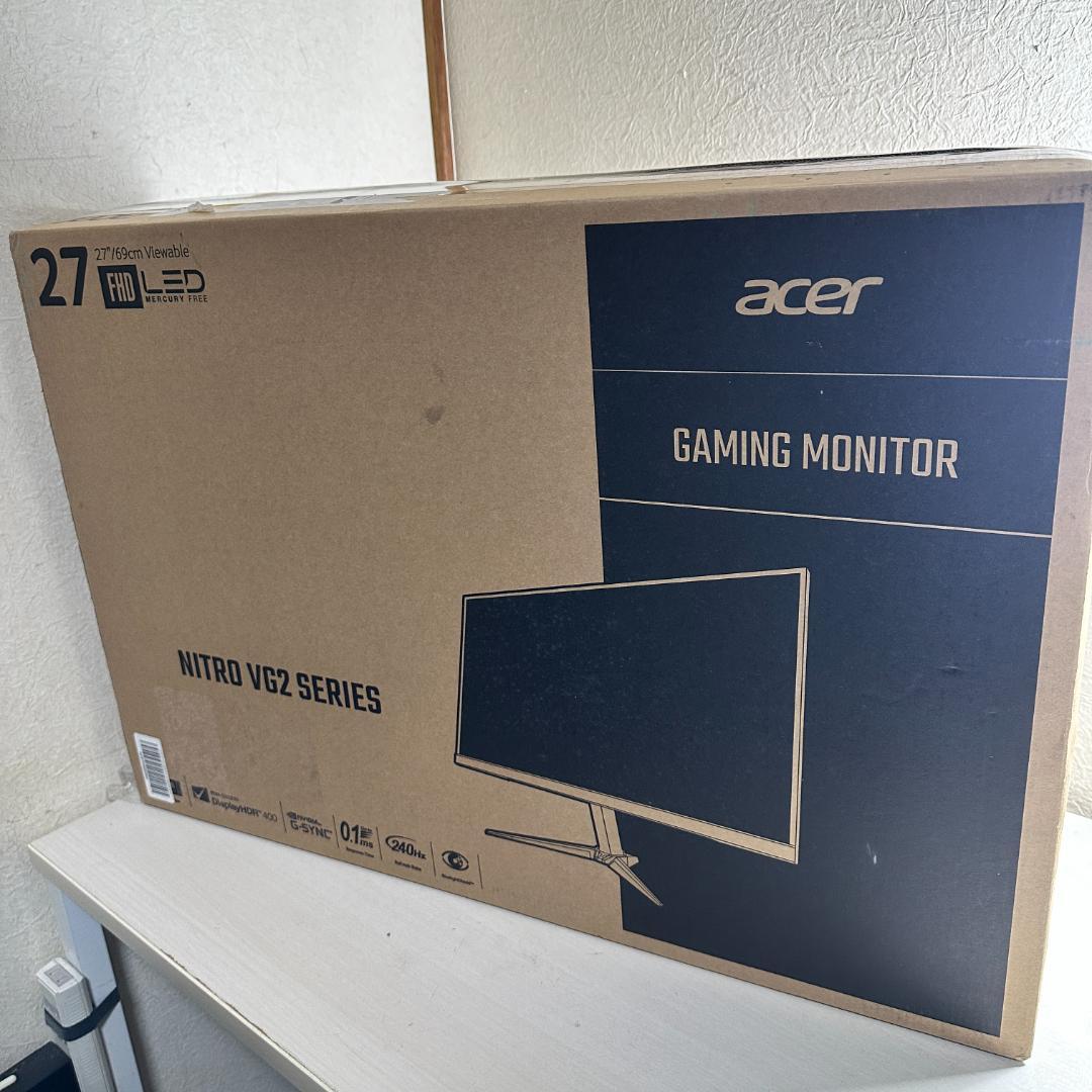 acer 240Hz対応 27インチ ゲーミングモニター