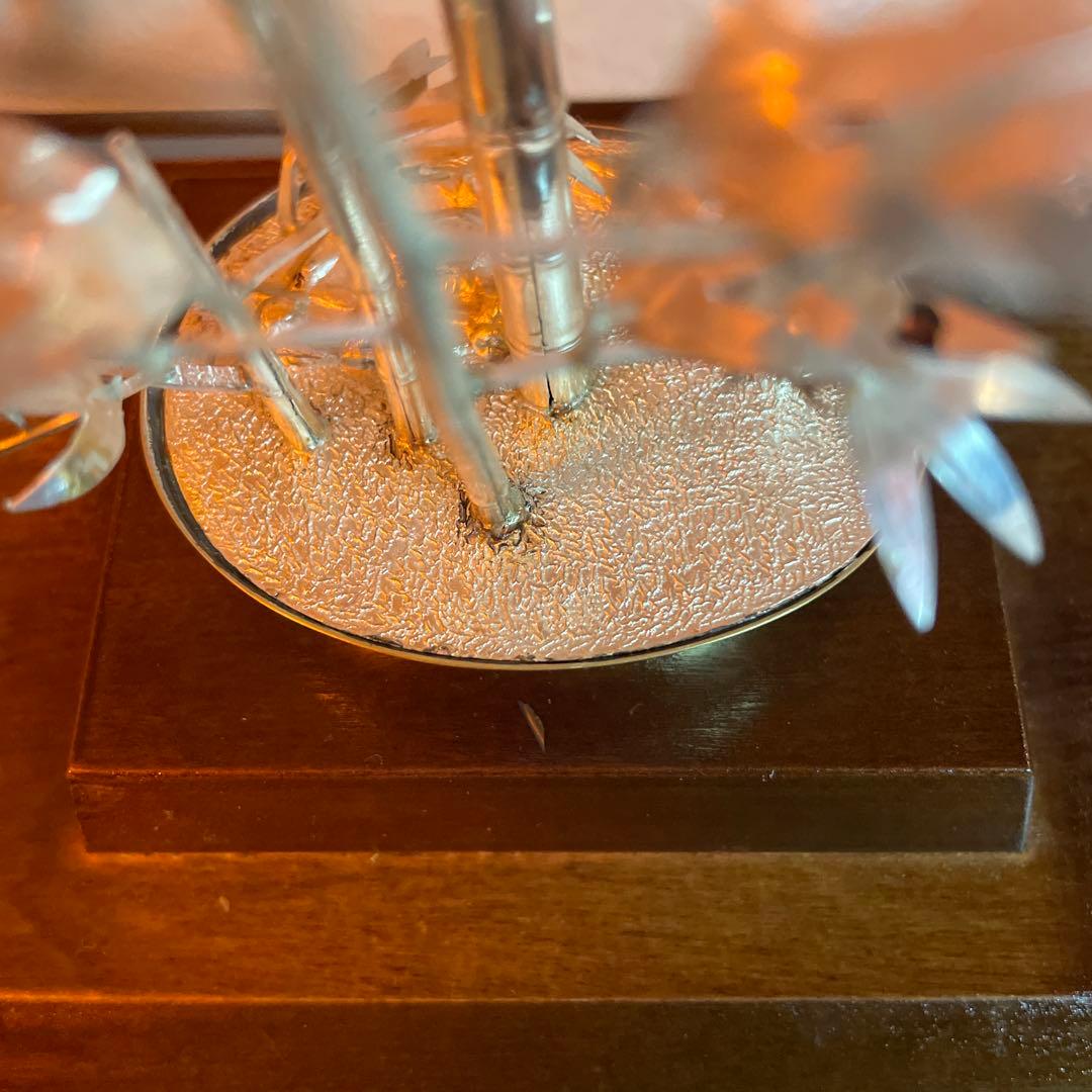 純銀製　竹　光則作