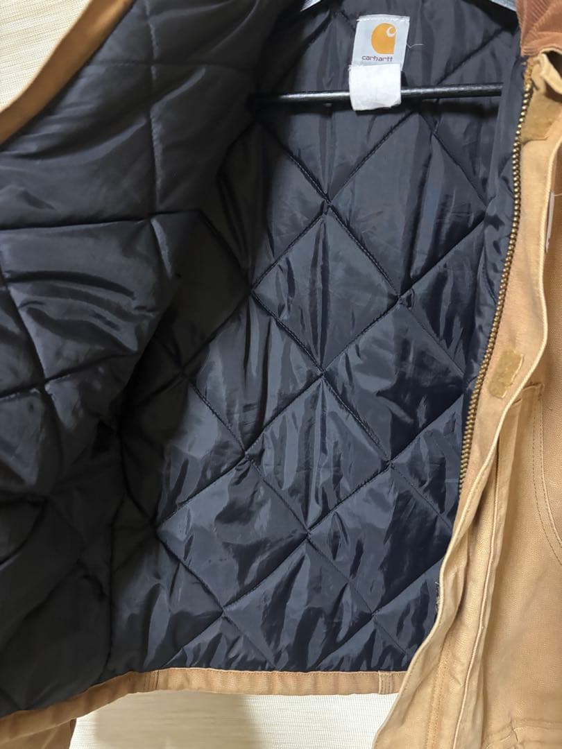 USA製　希少サイズ　Carhartt トラディショナルジャケット　ベージュ　L