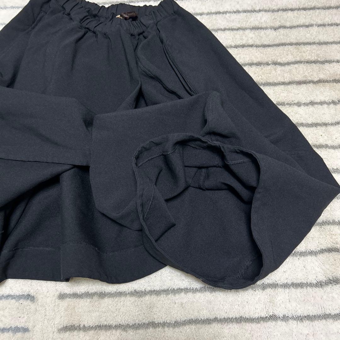 コムデギャルソン　アシンメトリーデザインスカート ブラック