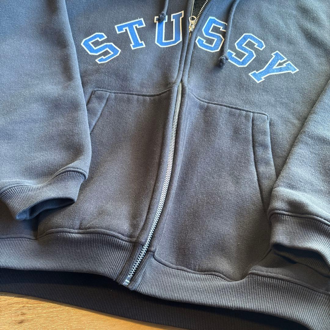 トップス Stussy 2024 AW FADED GRAPHIC ZIP HOODIE