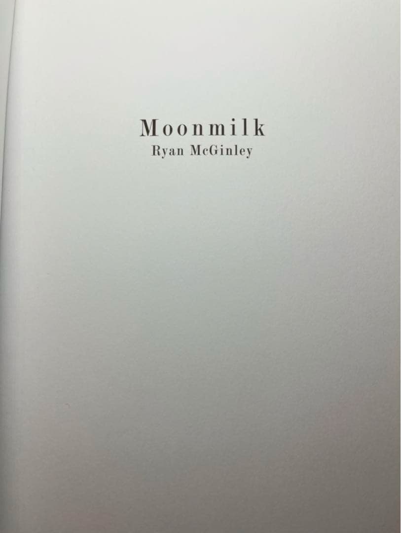 Moonmilk Ryan McGinley 写真集