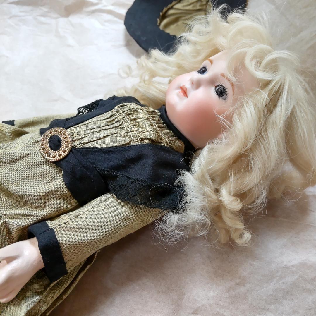 E.J　DOLLIN　アンティークドール風　リプロ　人形