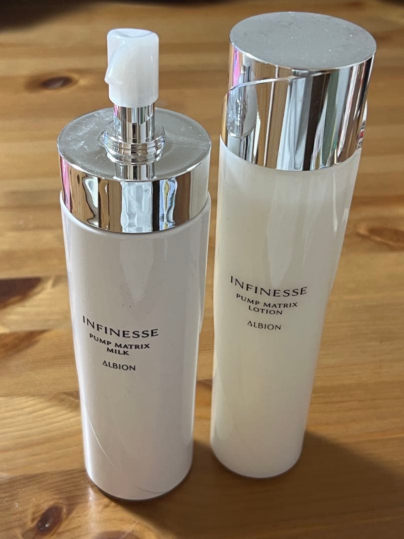 ALBION INFINESSE パンプ マトリクス ミルク・ローション セット