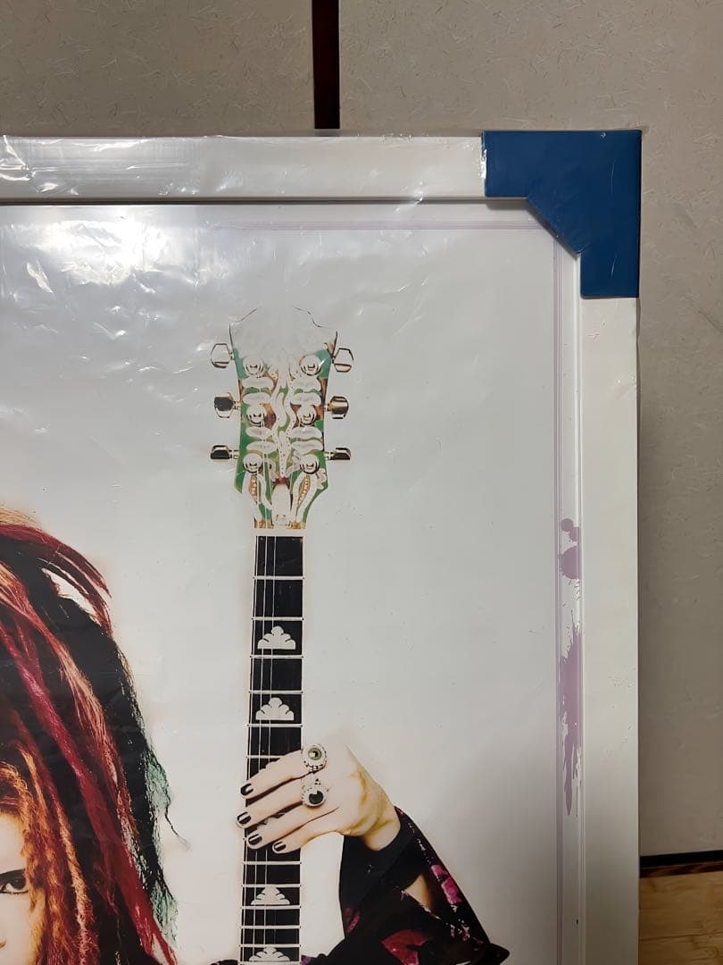 hide フェルナンデス　非売品ポスター　額縁付属