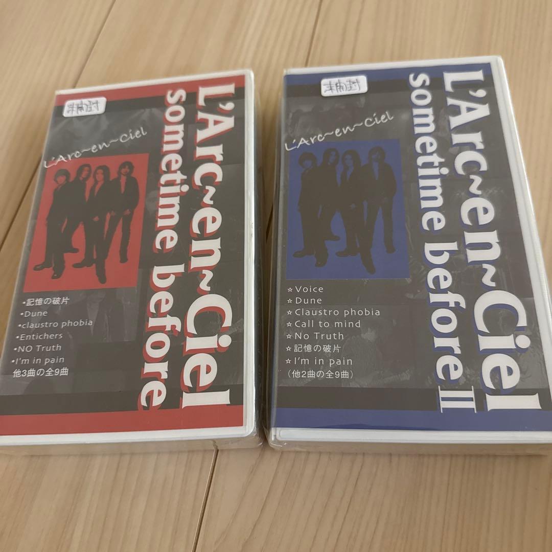 新品未開封 インディ時代映像 92.5.22 92.10 ラルク L'Arc