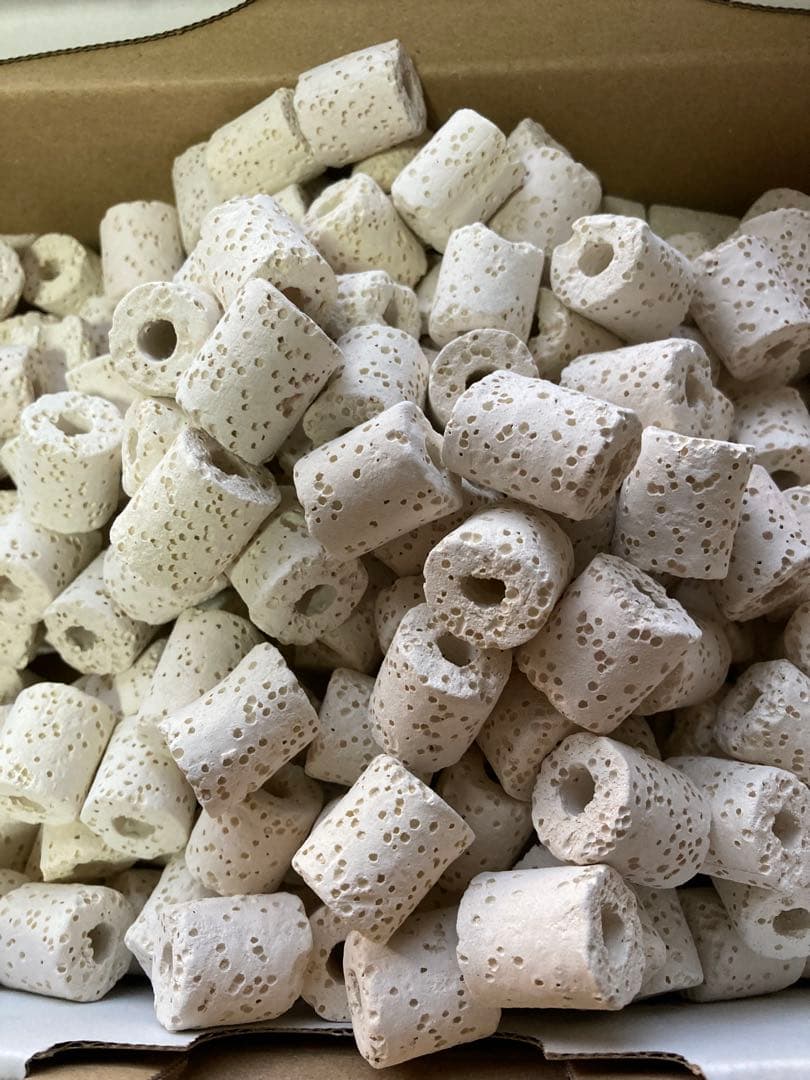 20Lろ材水質浄化抜群濾過フィルター自社製高品質セラミックリング送料込み