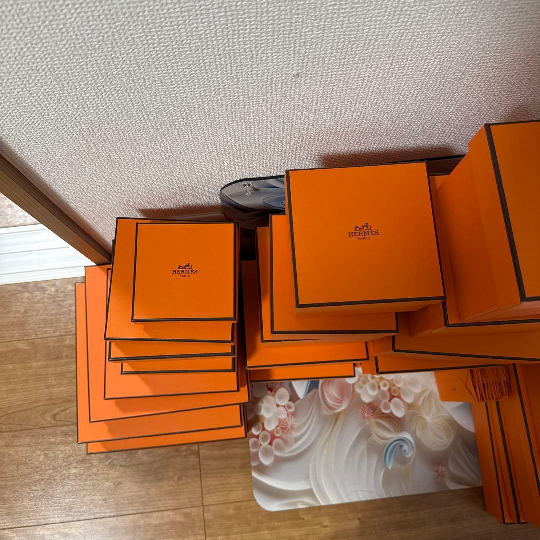 エルメス　空箱　ギフトボックス　オレンジタワー　HERMESタワー　35点以上