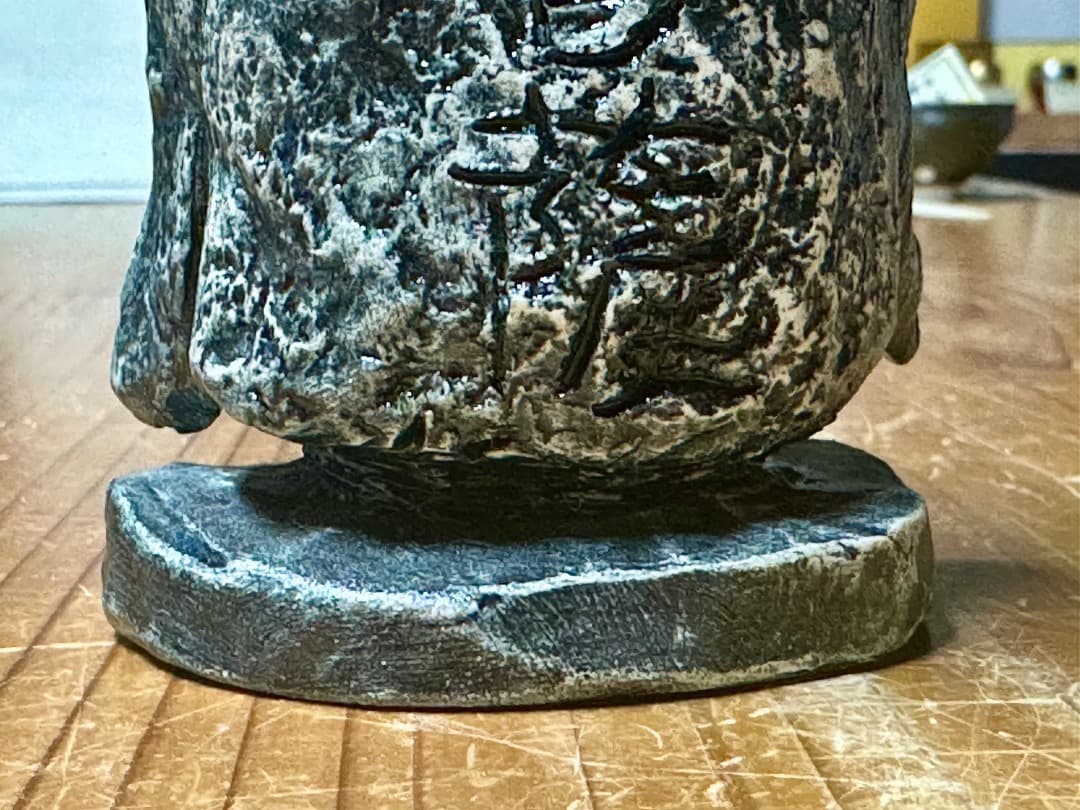 再値下げ　新品　清水焼　お地蔵さん　陶器　置物　勇三作　安心菩薩