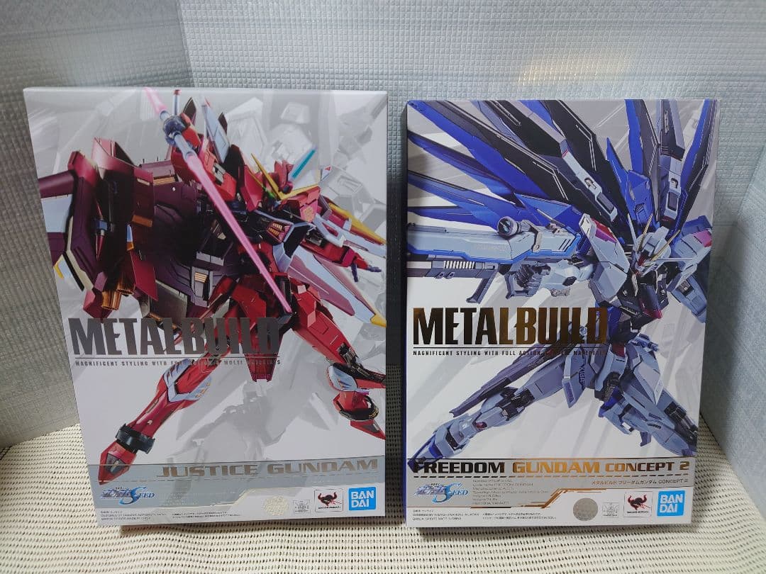 メタルビルド フリーダムガンダムcomcept2　ジャスティスガンダム 　セット