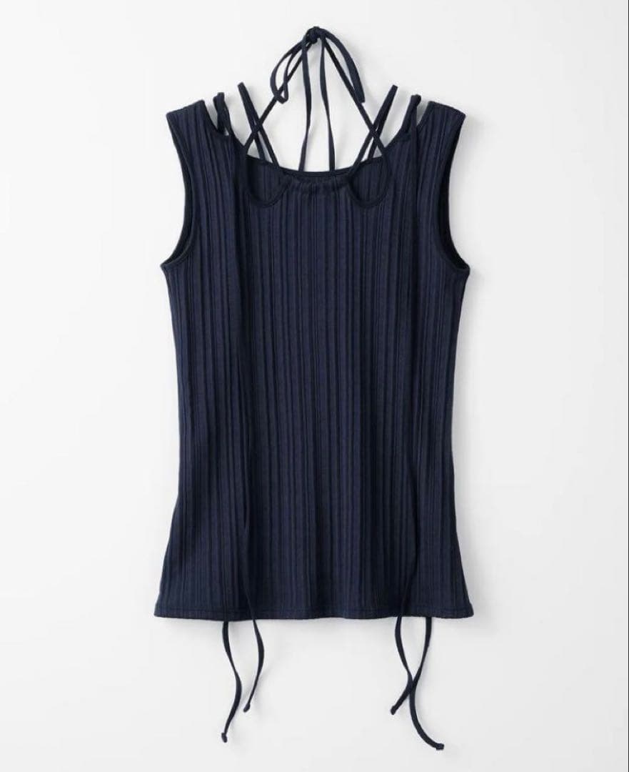 トップス murral Ivy tank(Navy)