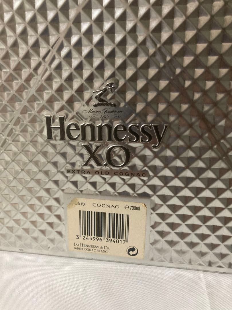 Mr.Neo 空瓶Hennessy XO　ゴールド、シルバーセット