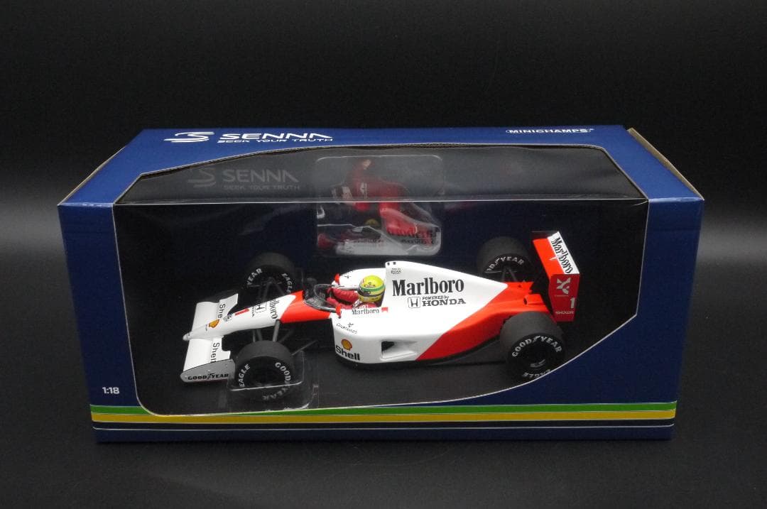 わふこう1/18 マクラーレン MP4/6 A.セナ J.アレジ Taxi