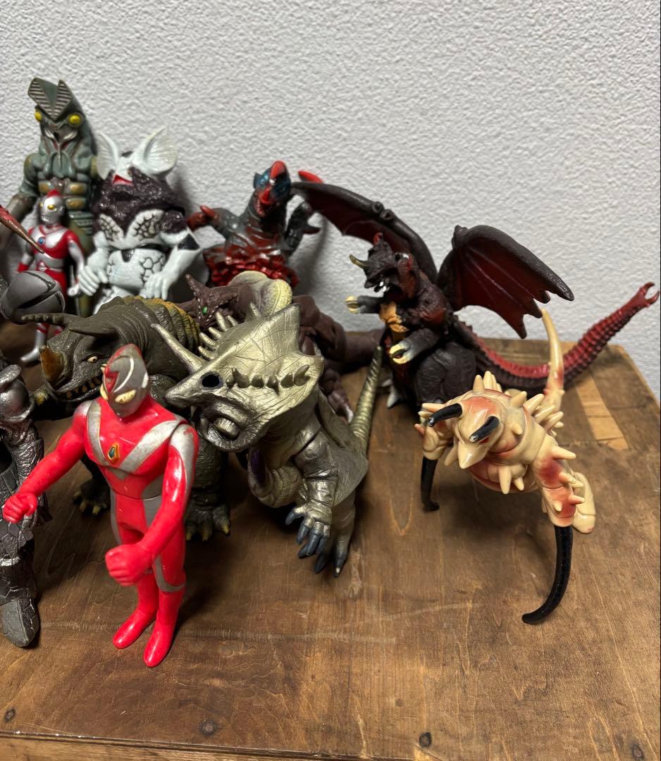 当時物 ウルトラマン 怪獣 ソフビ 22体 昭和/平成初期 フィギュア