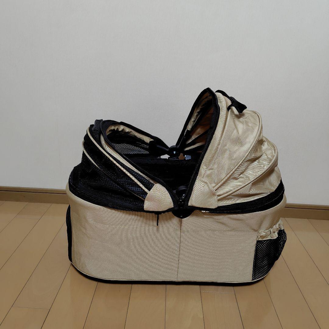 ペットカート タンスのゲン 分離式 3WAY 4輪サスペンション フルオープン