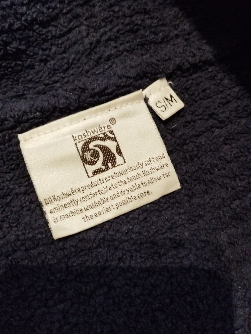 美品　【定価3万】カシウェア ロングカーディガン ネイビー