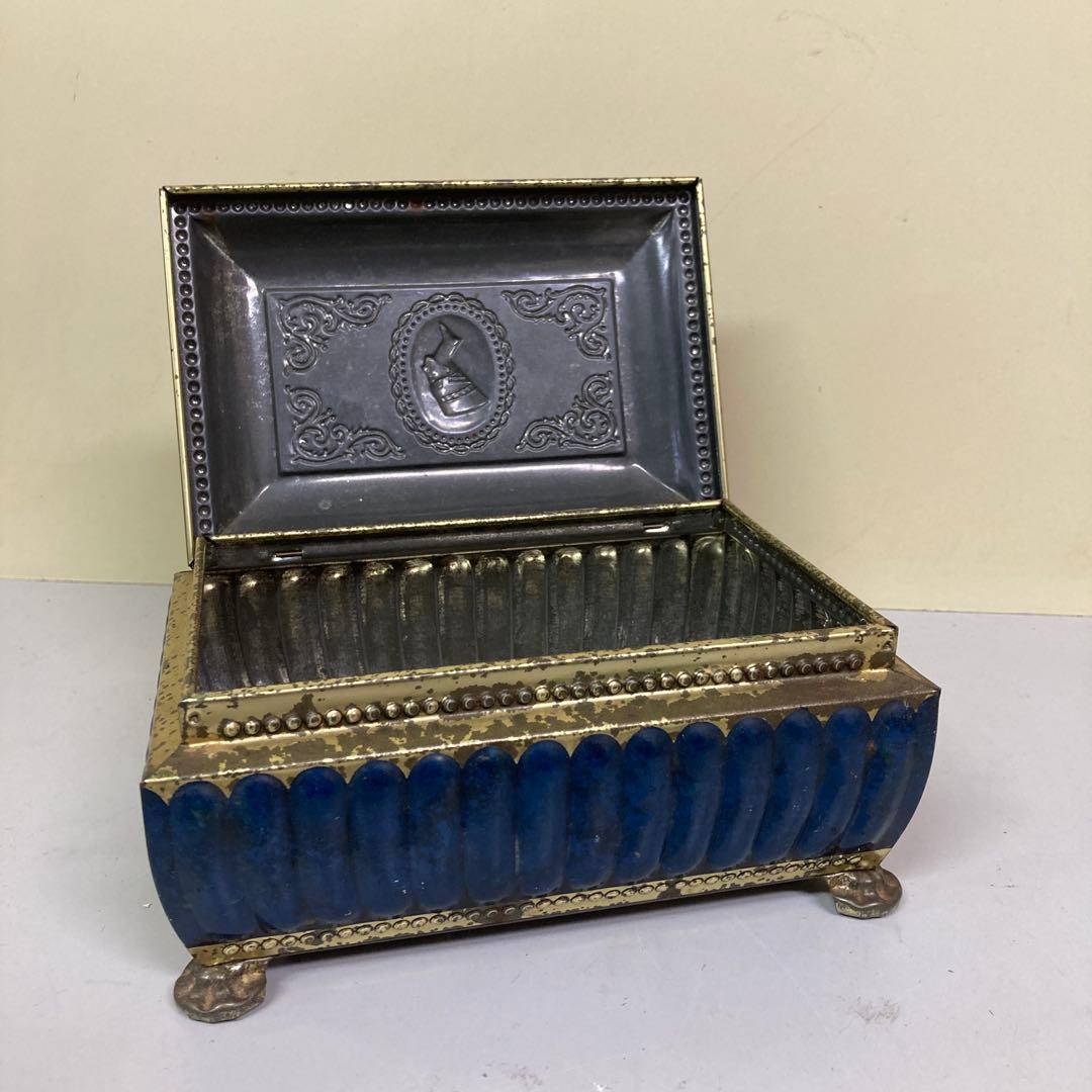 E-壁 【アンティーク】Bensons 貴婦人カメオ ジュエリーボックス 宝石箱