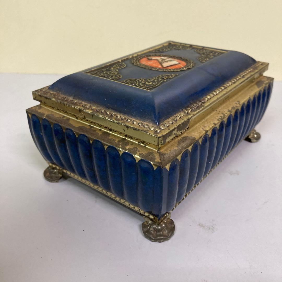 E-壁 【アンティーク】Bensons 貴婦人カメオ ジュエリーボックス 宝石箱