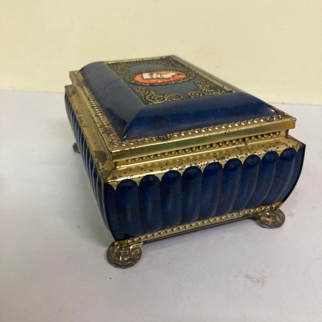 E-壁 【アンティーク】Bensons 貴婦人カメオ ジュエリーボックス 宝石箱