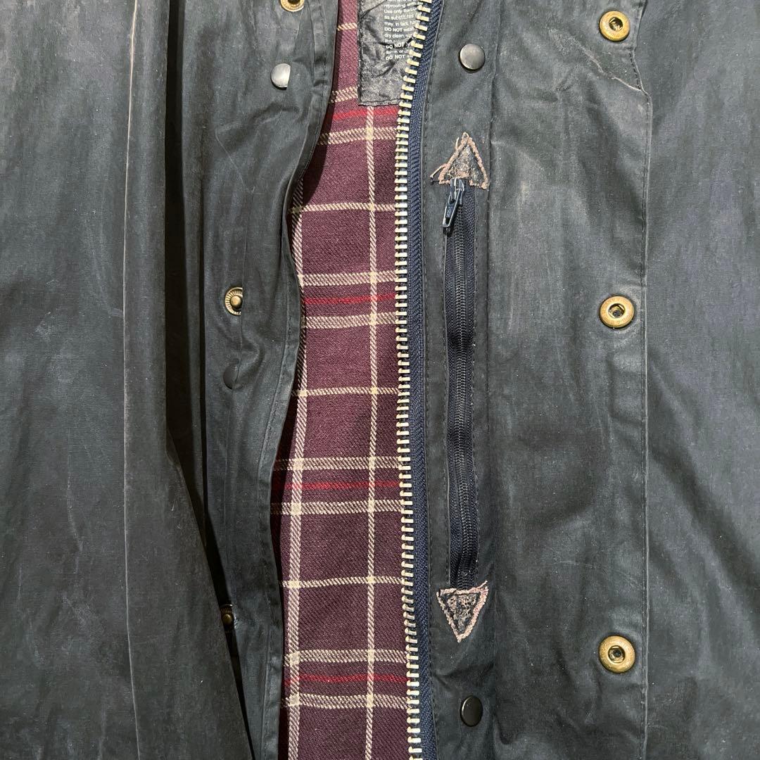 Barbour Border ネイビー 80〜90年代？ビンテージ