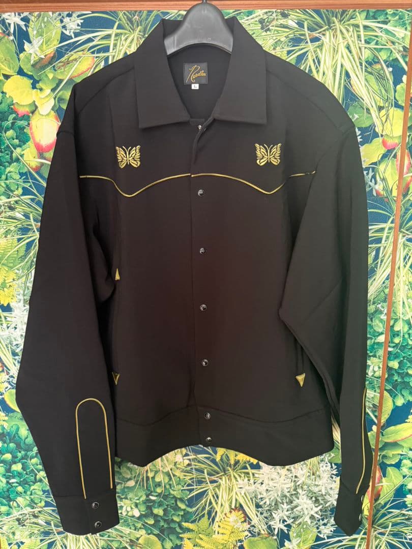 ち*み様 ニードルス　蝶の刺繍入り黒ジャケット