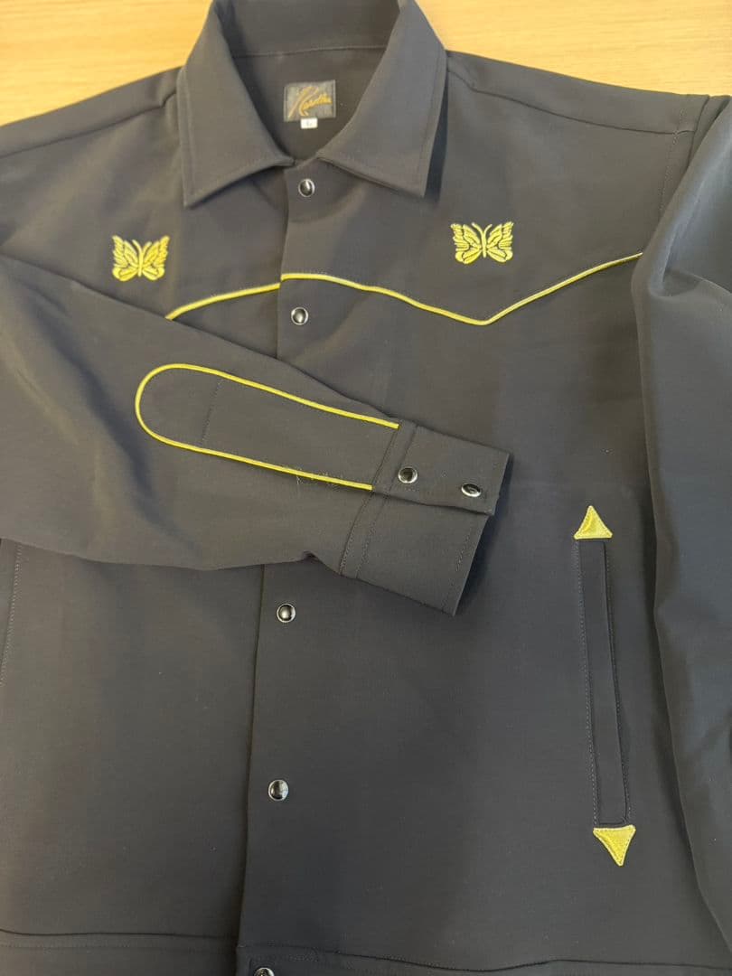 ち*み様 ニードルス　蝶の刺繍入り黒ジャケット