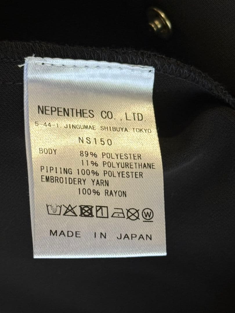 ち*み様 ニードルス　蝶の刺繍入り黒ジャケット