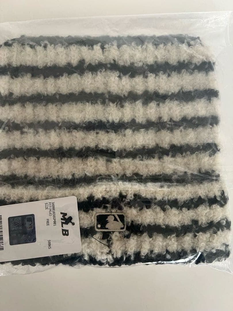 韓国限定 MLB カリナ 猫耳 ミャオン ビーニー ニット帽 aespa