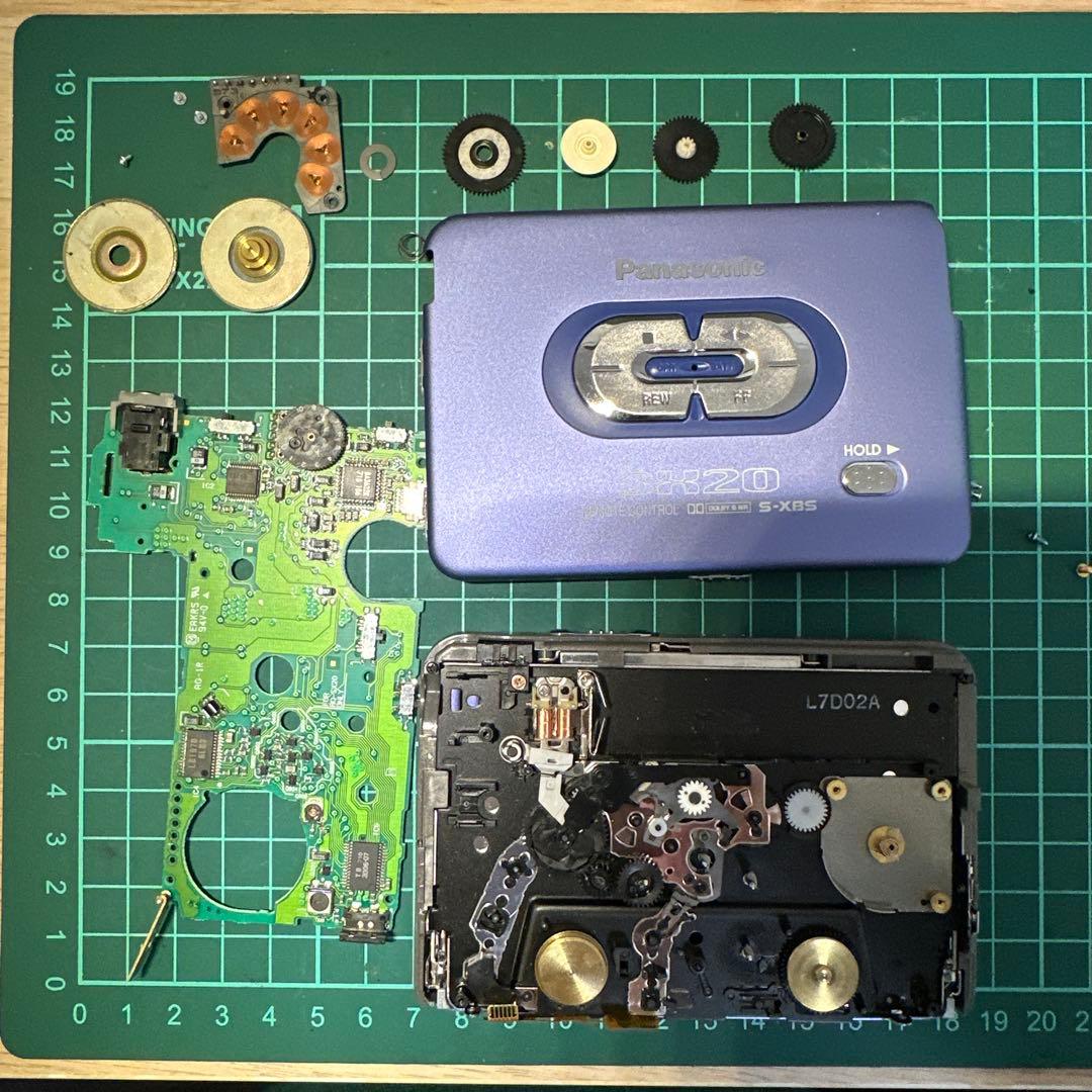 【極美DE修復品】Panasonic カセットプレーヤー RQ-SX20