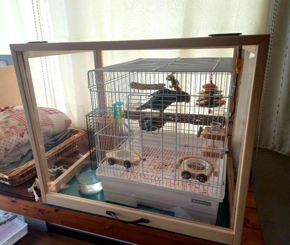 小鳥等、小動物用 保温・保湿・防音ケージカバー