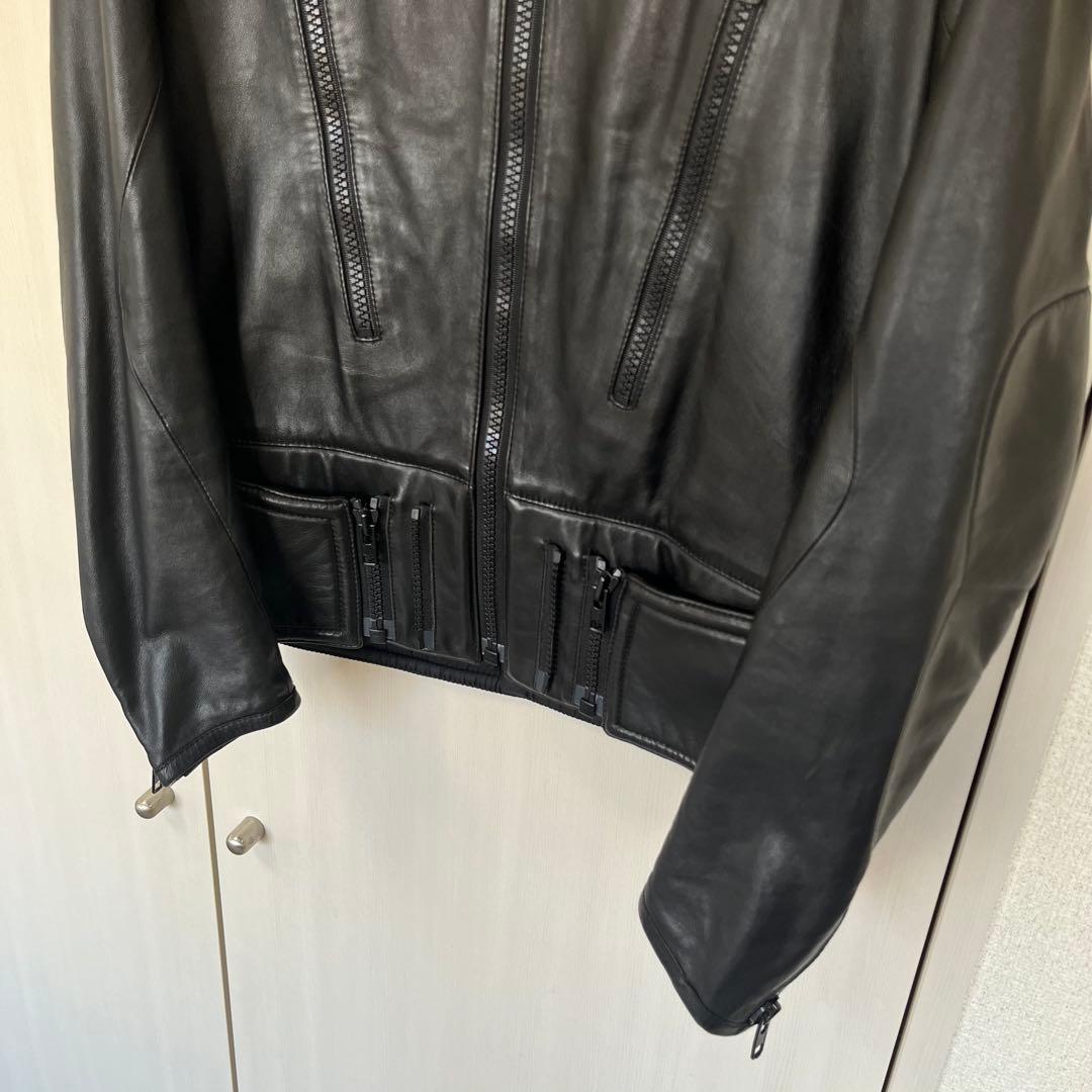 MAISON MARTIN MARGIELA 逆八の字ライダースジャケット