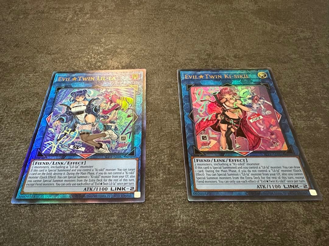 遊戯王 アジア 泰亜版 Evil★Twinセット 絵違い レリーフ アルティ