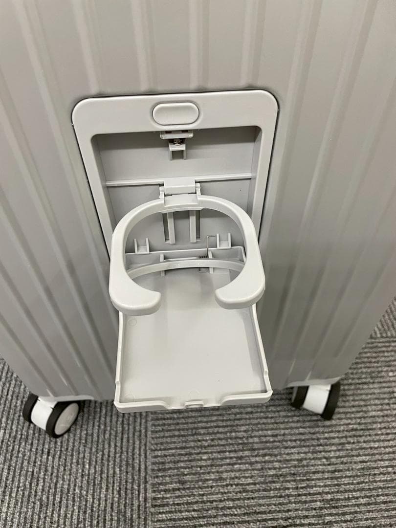 3000円オフ！リベティ多機能キャリーケース【エナメルシルバーSサイズ】71