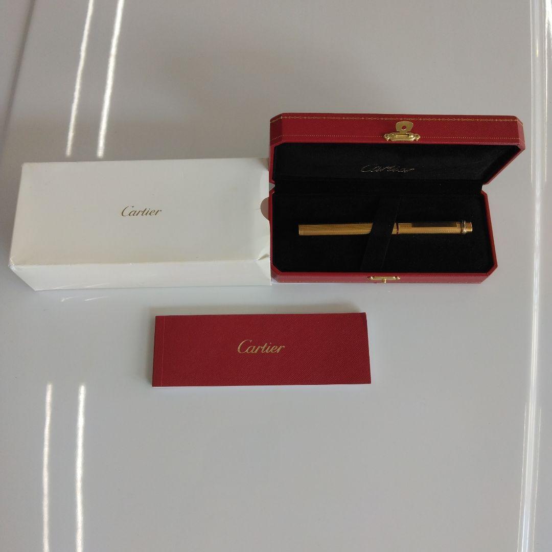 美品＊Cartierボールペンヴィテージゴールドスリーカラー取扱説明送料込み
