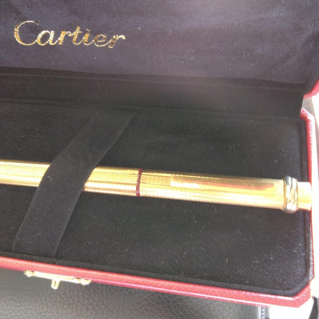 美品＊Cartierボールペンヴィテージゴールドスリーカラー取扱説明送料込み