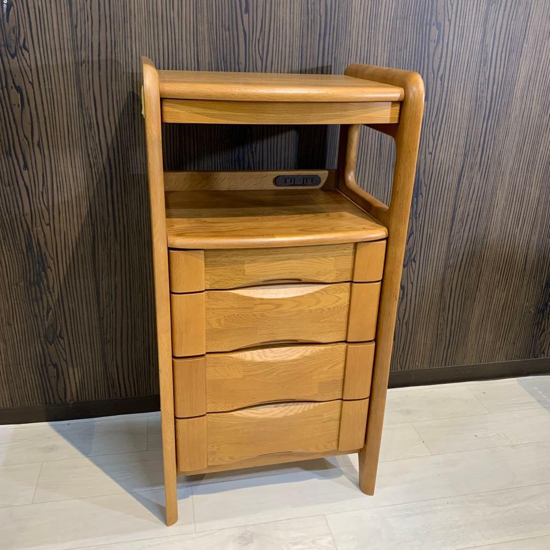 マルニモッコウ　電話台　FAX台