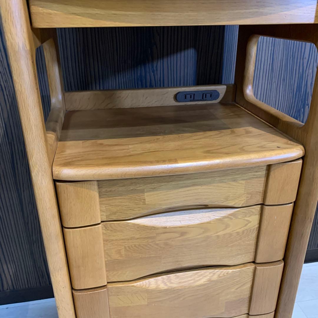 マルニモッコウ　電話台　FAX台