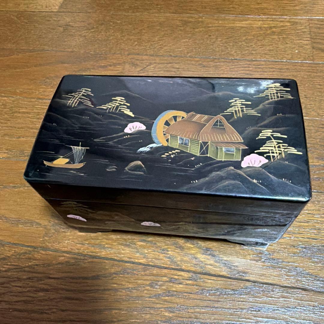 漆器 オルゴール　曲名不明