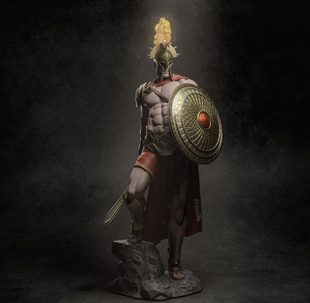 1/6　未塗装未組立　【 アレス ギリシャ神話 】フィギュア　ガレージキット