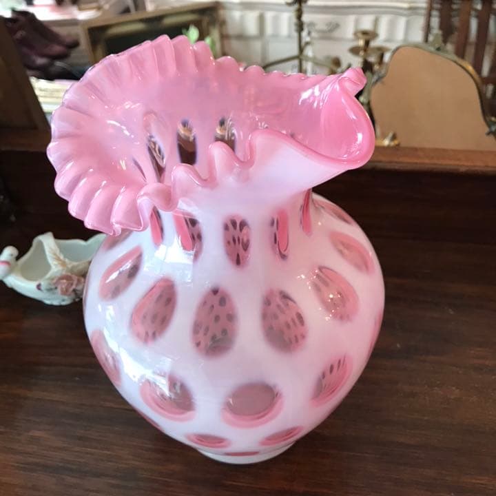 スペシャル！40s〜クランベリーオパールセントドットピッチャーFenton