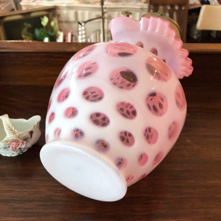 スペシャル！40s〜クランベリーオパールセントドットピッチャーFenton