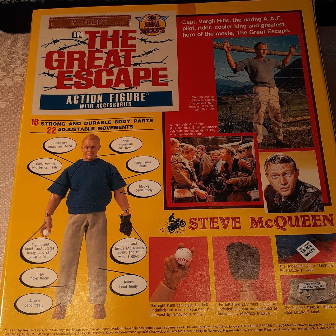 大脱走　主演マックイーンフィギュア